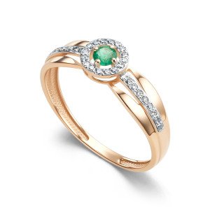 Кольцо с бриллиантами