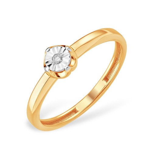 Кольцо с бриллиантом