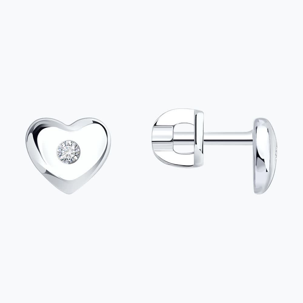 Пусеты с бриллиантами 86020025