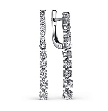 Серьги с бриллиантами 02-3157/000Б-00