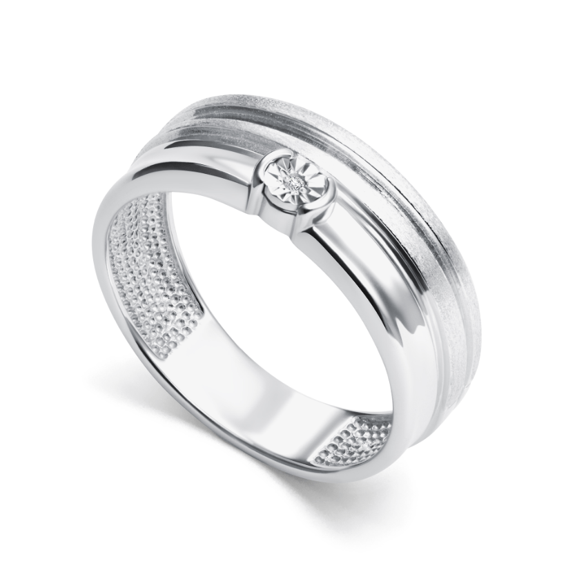 Кольцо с бриллиантом 01-5108/000Б-00