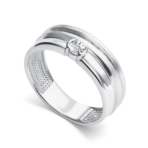 Кольцо с бриллиантом