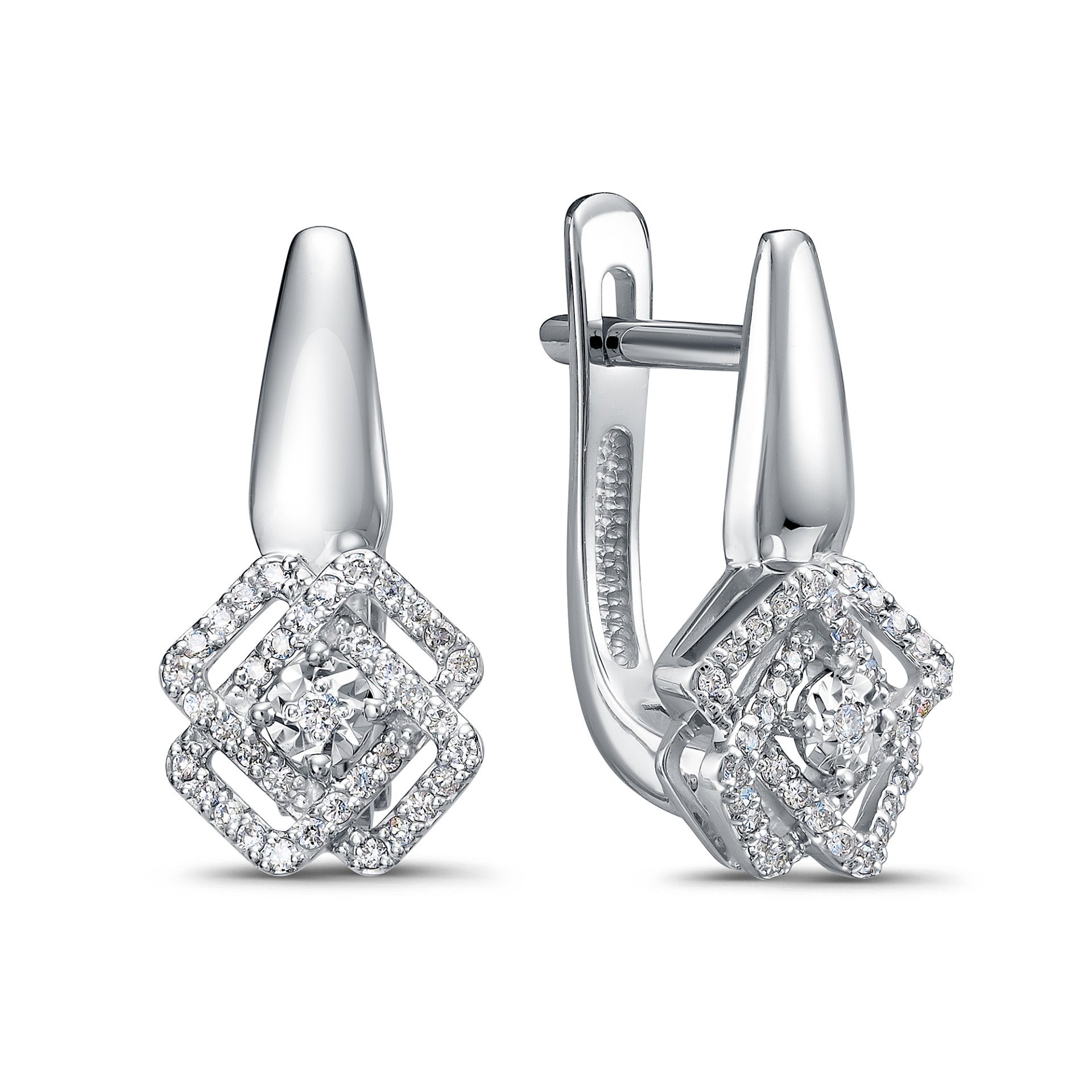 Серьги с бриллиантами 02-00186-02-001-01-02