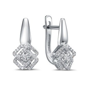 Серьги с бриллиантами