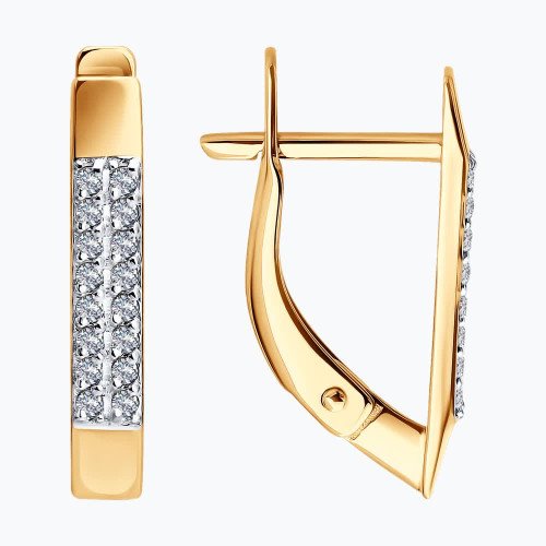 Серьги с бриллиантами