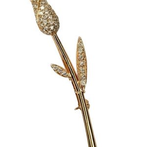 Брошь с бриллиантами