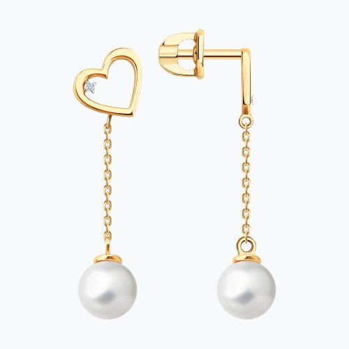 Серьги с бриллиантами