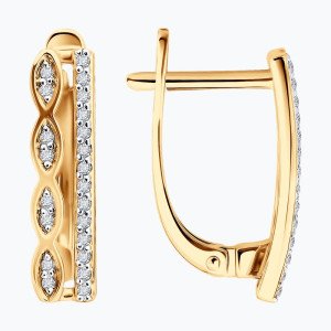 Серьги с бриллиантами