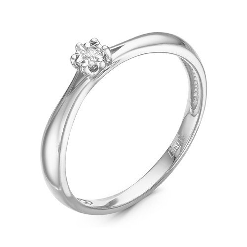 Кольцо с бриллиантом