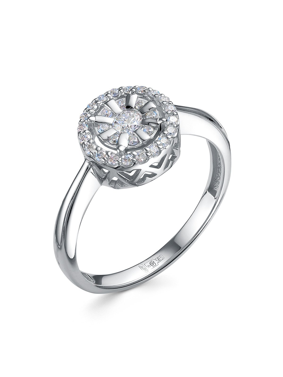 Кольцо с бриллиантами 10140-20-00