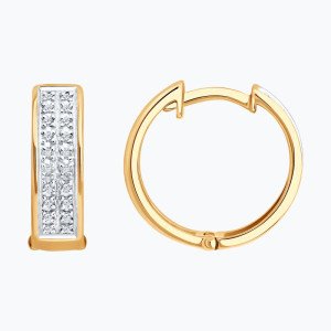 Серьги с бриллиантами