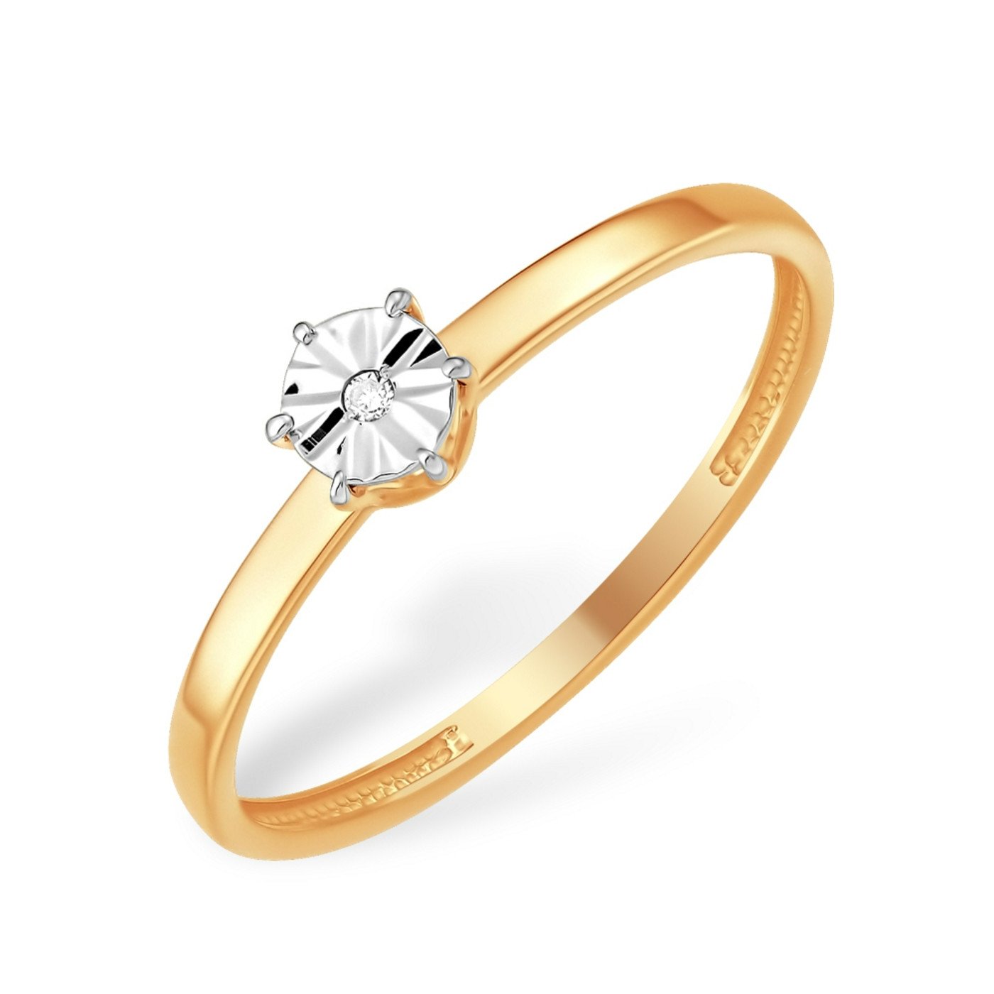 Кольцо с бриллиантом К15119985