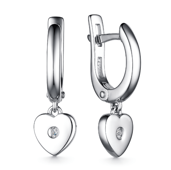 Серьги с бриллиантами 02-3719/000Б-00