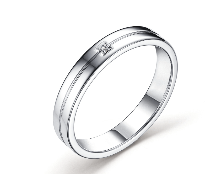 Кольцо с бриллиантом 01-3297/000Б-00