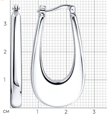 Серьги 94-120-00602-1