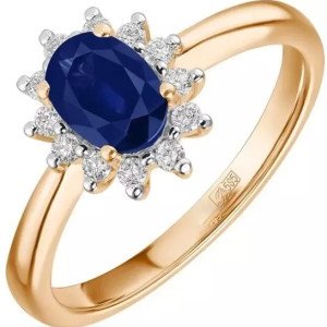 Кольцо с бриллиантами