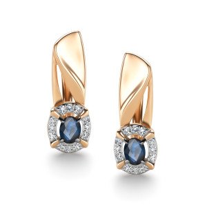 Серьги с бриллиантами