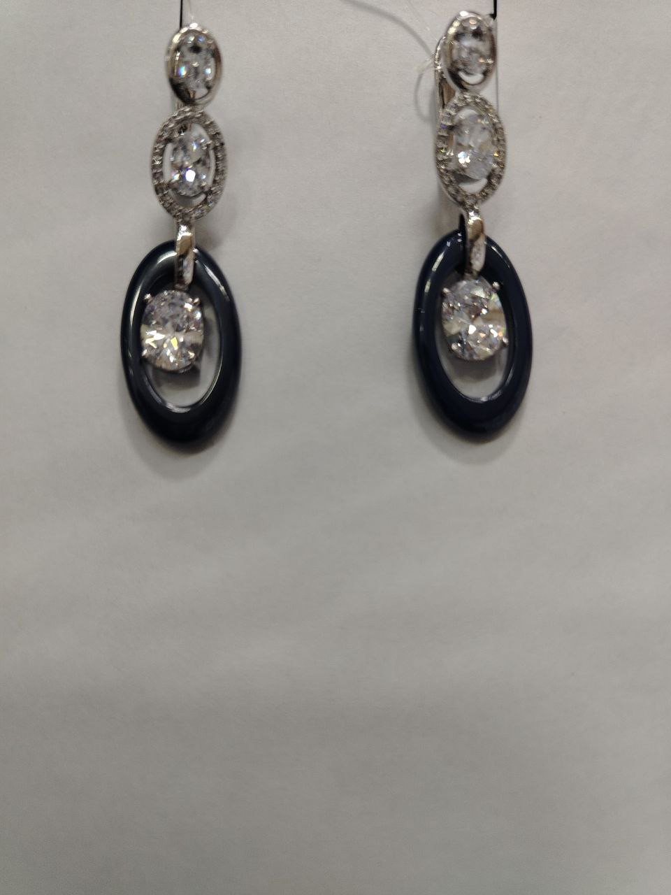 Серьги TC-E00069-Вl-W-W-X-W