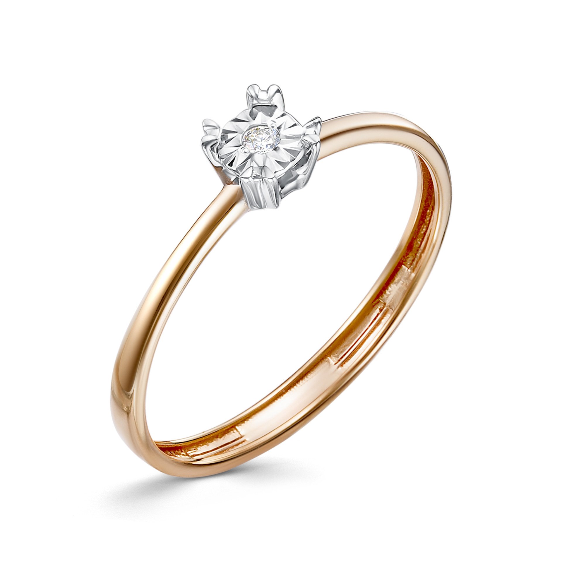 Кольцо с бриллиантом 01-01106-05-001-02-01