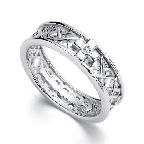 Кольцо с бриллиантом