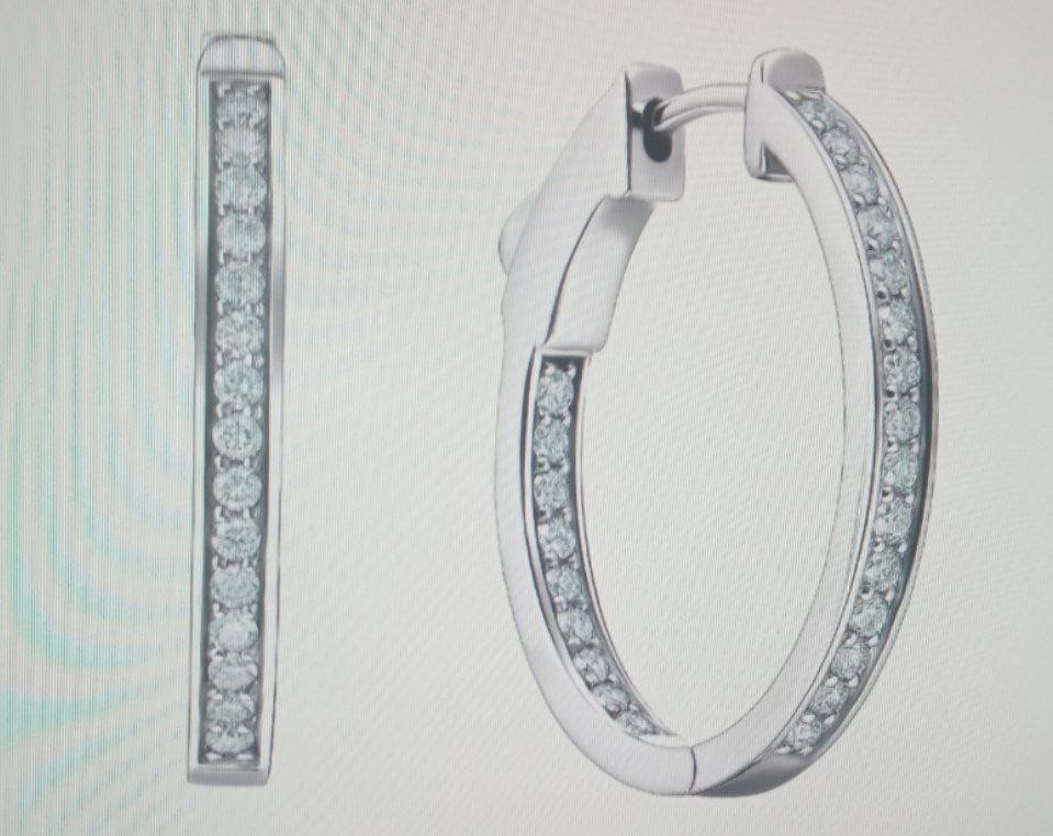 Серьги с бриллиантами С212-9493