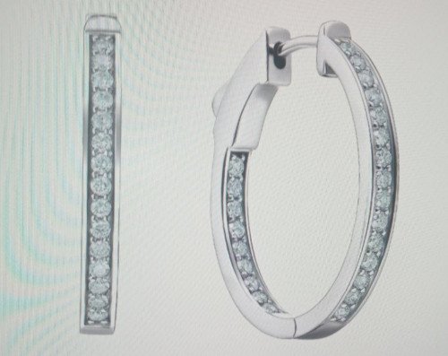 Серьги с бриллиантами