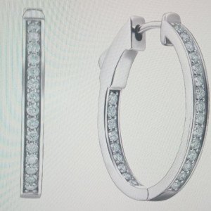 Серьги с бриллиантами