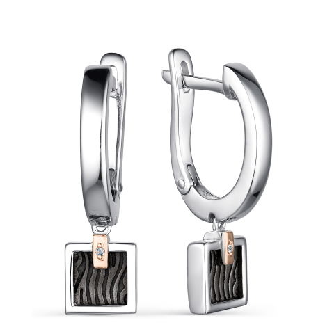 Серьги с бриллиантами 02-2348/000Б-00