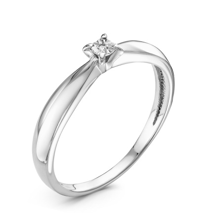 Кольцо с бриллиантом 01-10-5012(с)