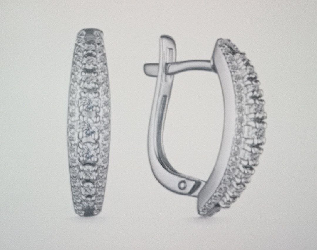Серьги с бриллиантами С212-9916
