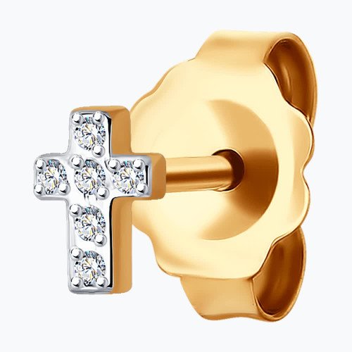 Пусета с бриллиантами