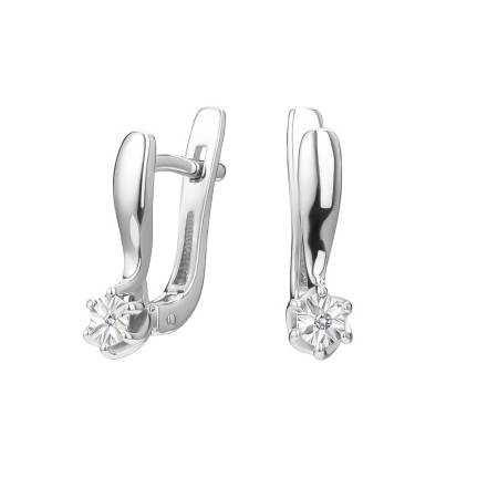 Серьги с бриллиантами 02-10-5379(с)