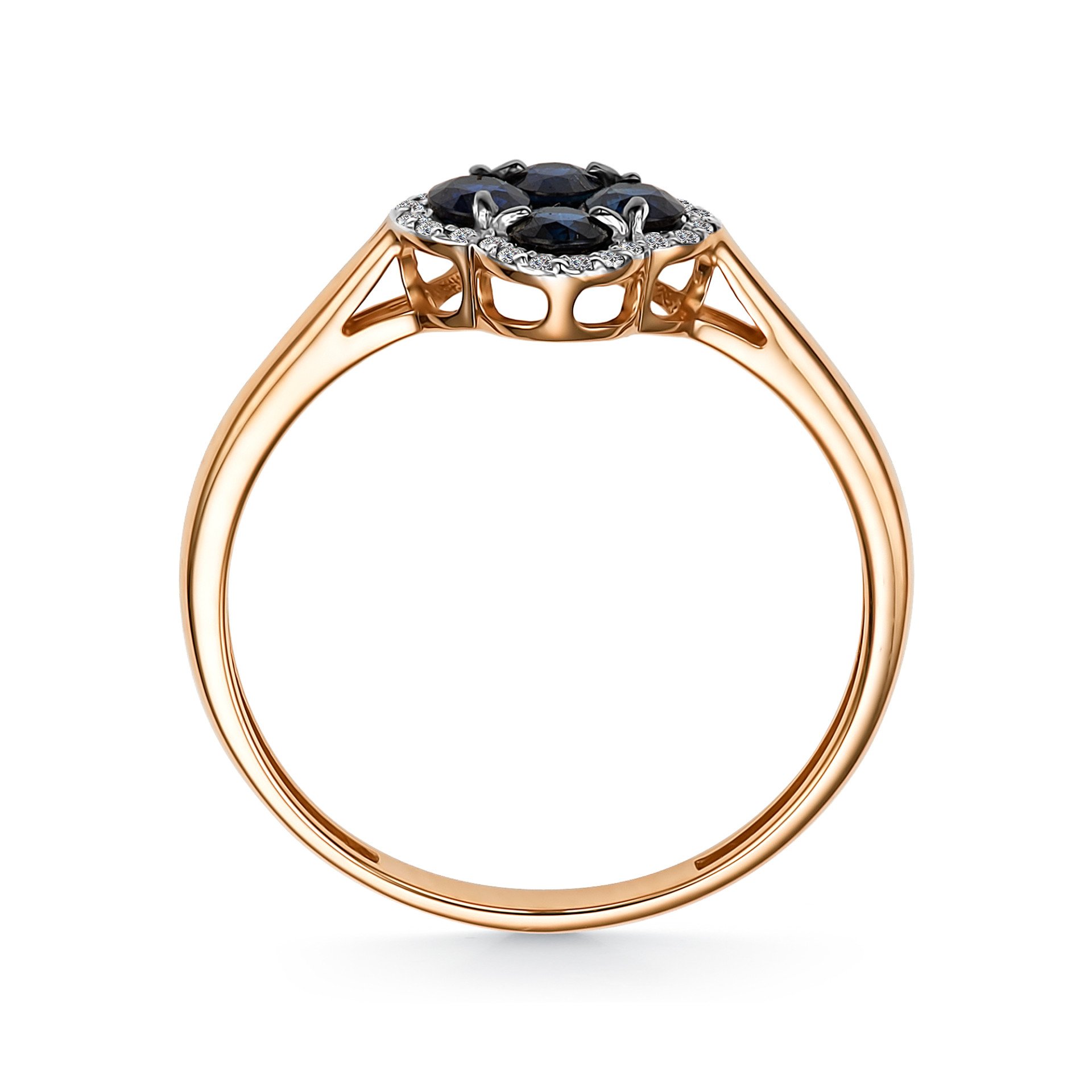 Кольцо с бриллиантами 15275-102