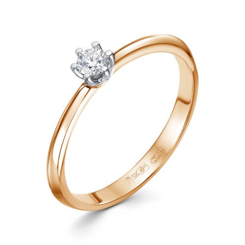 Кольцо с бриллиантом