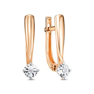 Серьги с бриллиантами