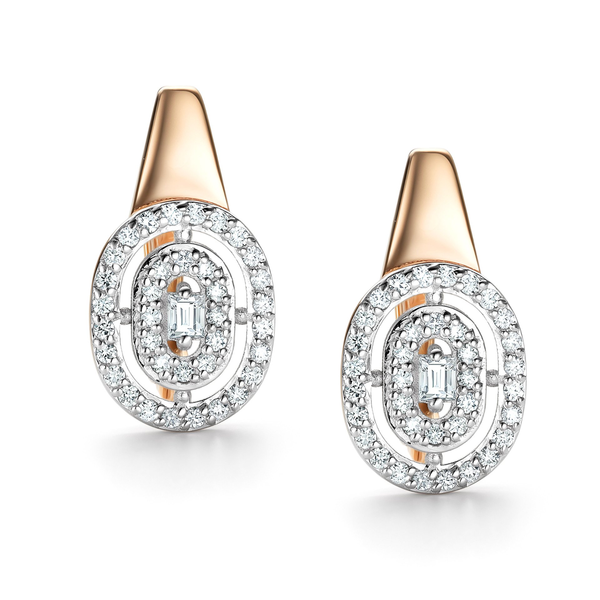 Серьги с бриллиантами 26517-100