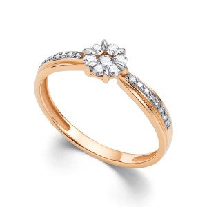 Кольцо с бриллиантами