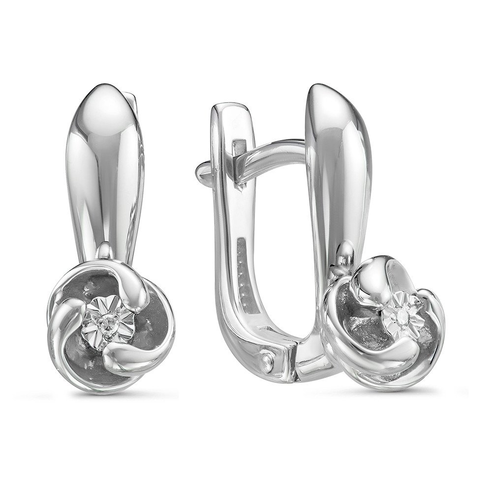 Серьги с бриллиантами 02-10-5301(с)