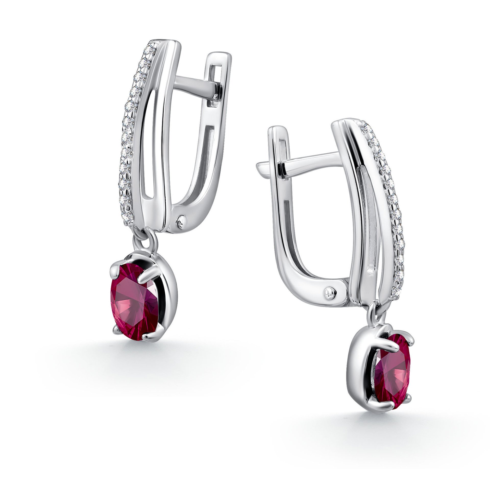 Серьги с рубинами 02-4592/000Р-00