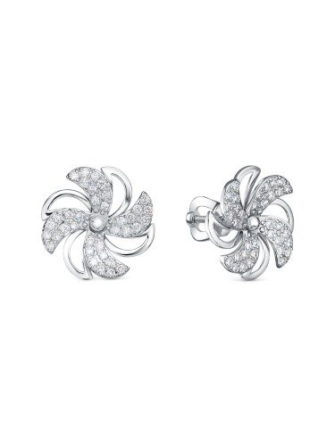 Пусеты с бриллиантами