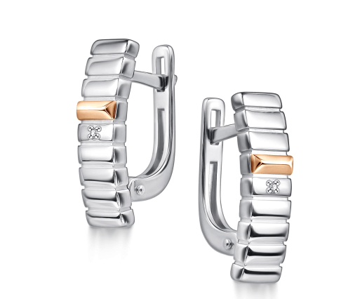 Серьги с бриллиантами 02-4827/000Б-00