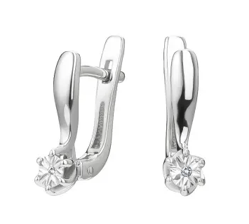 Серьги с бриллиантами