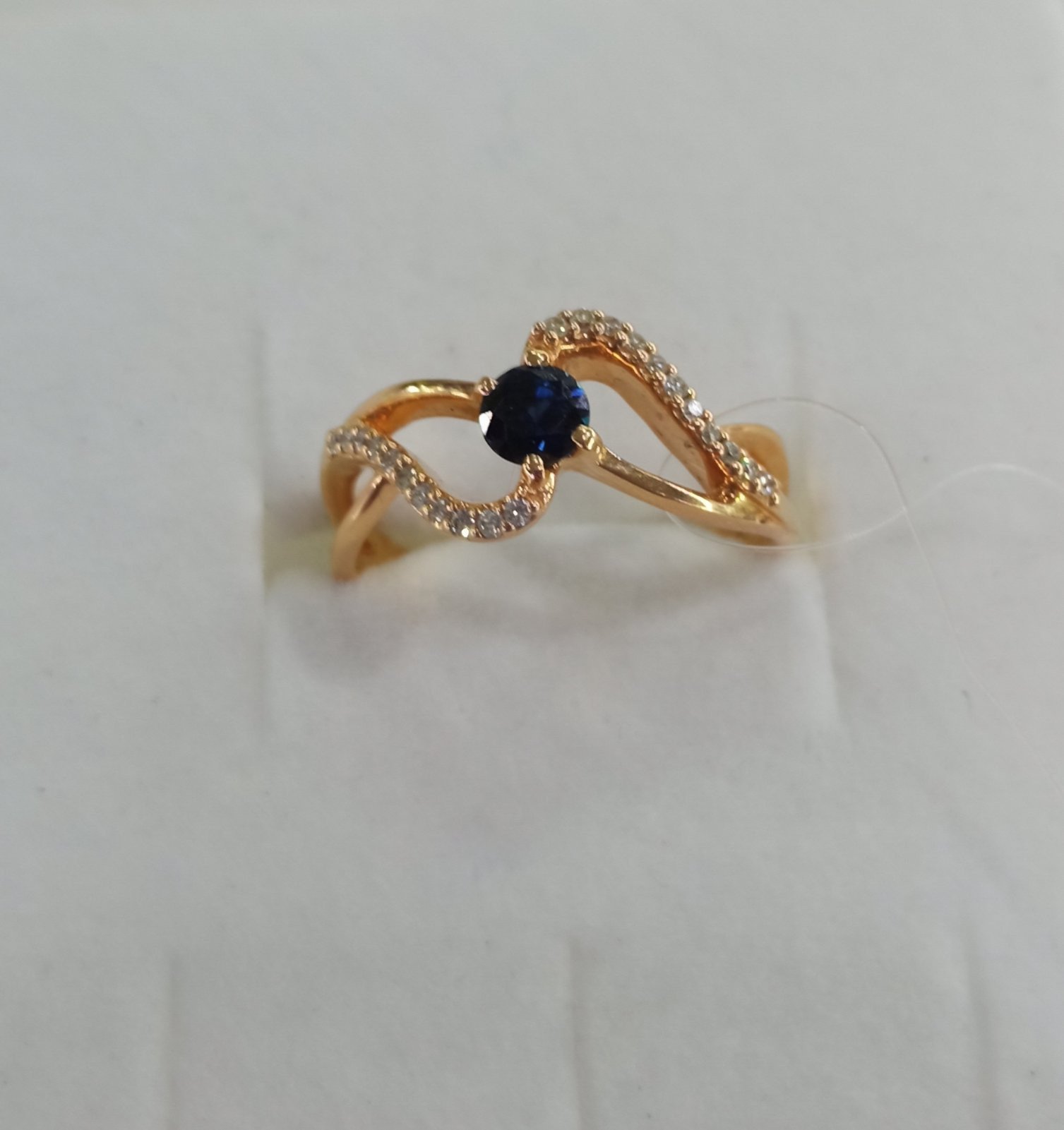 Кольцо с бриллиантами 1 А1013