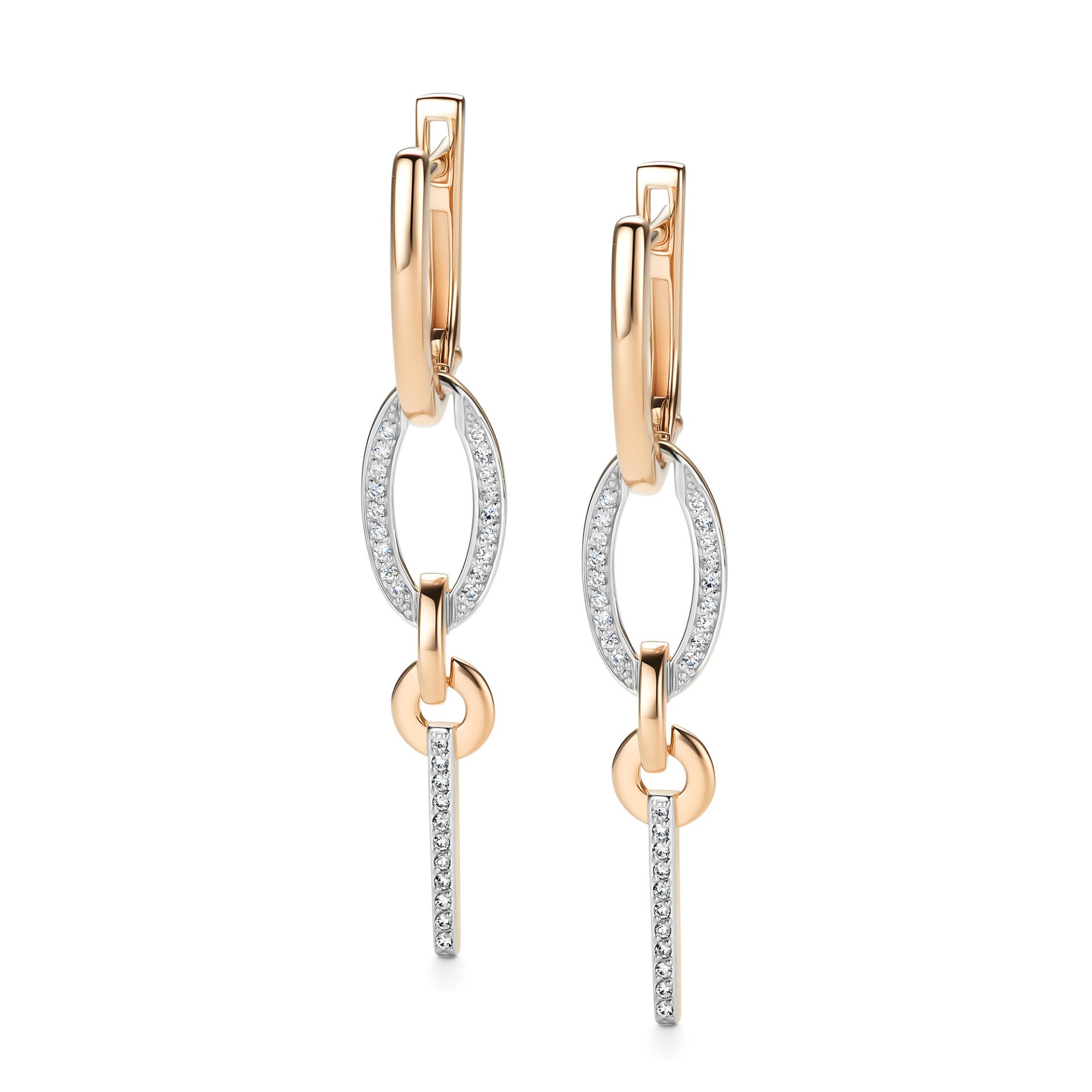 Серьги с бриллиантами 26420-100