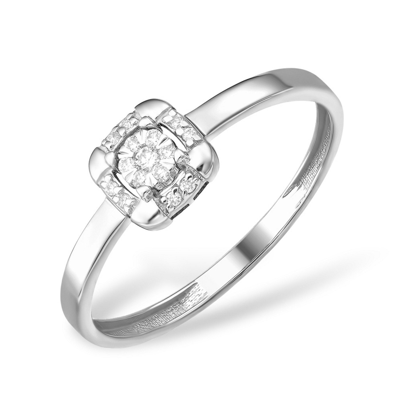 Кольцо с бриллиантом К35120035