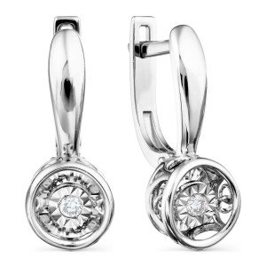 Серьги с бриллиантами