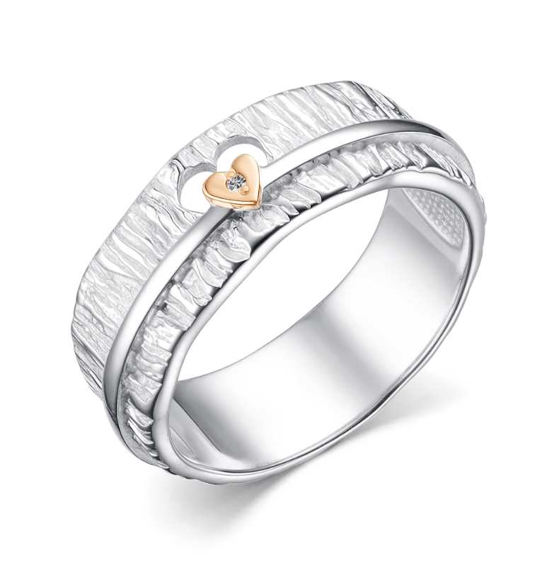 Кольцо с бриллиантом 01-4129/000Б-00