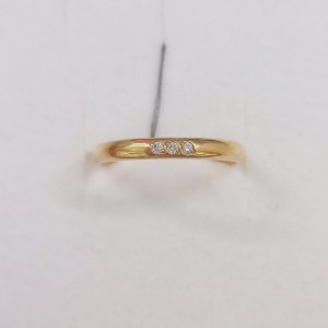 Кольцо обручальное с бриллиантами