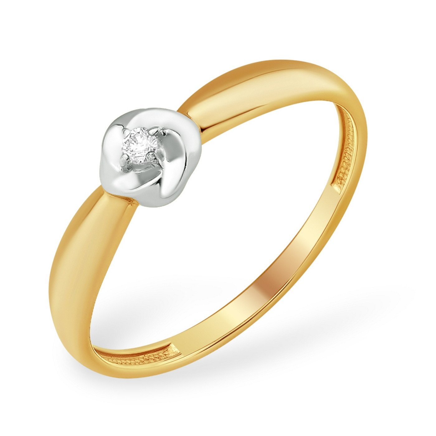 Кольцо с бриллиантом К13110229