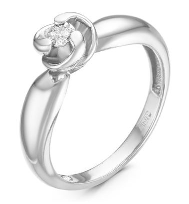 Кольцо с бриллиантом 01-10-5301(с)